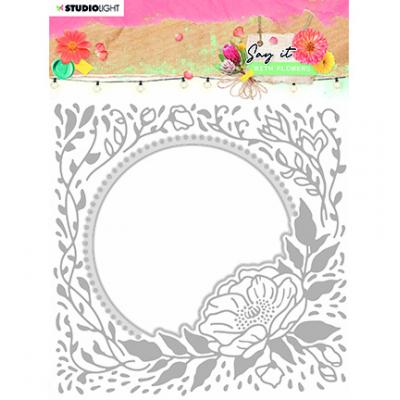 StudioLight Say It With Flowers Embossingfolder & Cutting Die - Floral